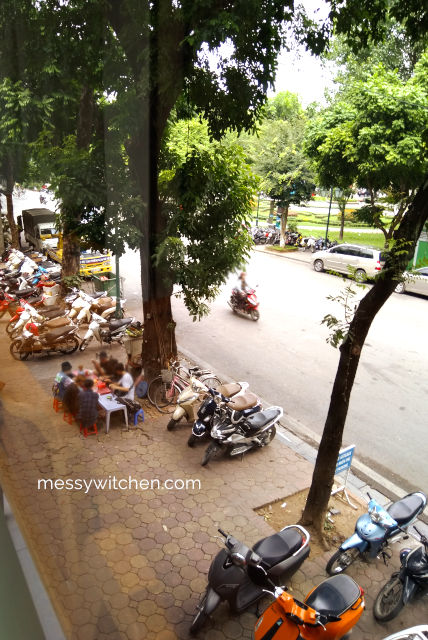View From First Floor @ Pablo Cheesetart, Hoan Kiem, Hanoi